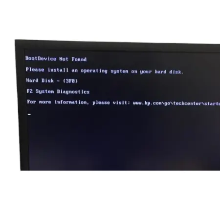 Naprawa komputera z problemem  No Boot Device Found